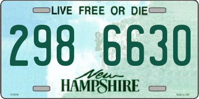 NH license plate 2986630