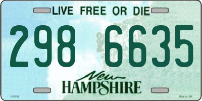 NH license plate 2986635