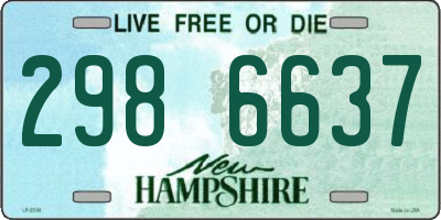 NH license plate 2986637