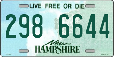 NH license plate 2986644