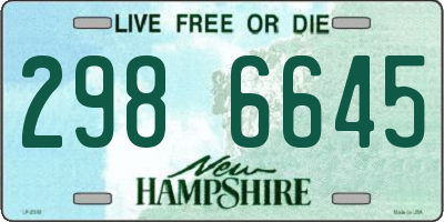 NH license plate 2986645