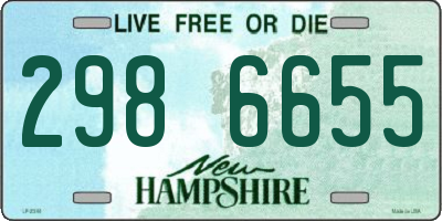 NH license plate 2986655