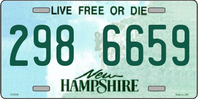NH license plate 2986659
