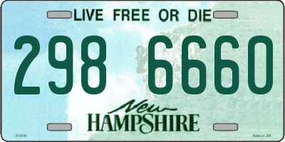 NH license plate 2986660