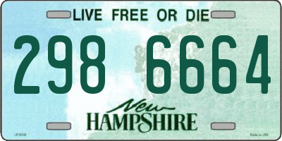 NH license plate 2986664
