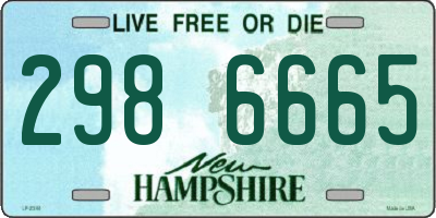 NH license plate 2986665