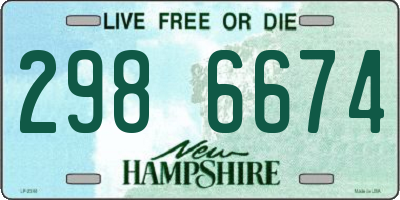 NH license plate 2986674