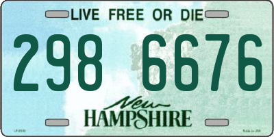 NH license plate 2986676