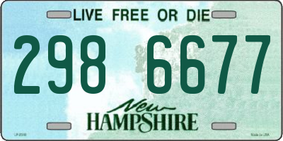 NH license plate 2986677