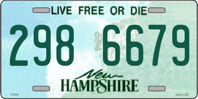 NH license plate 2986679