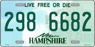 NH license plate 2986682