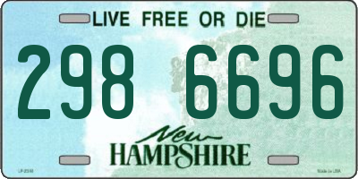 NH license plate 2986696