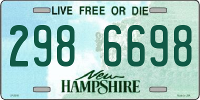 NH license plate 2986698