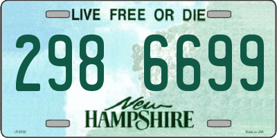 NH license plate 2986699
