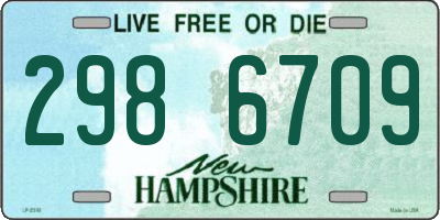 NH license plate 2986709