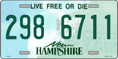 NH license plate 2986711