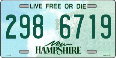 NH license plate 2986719