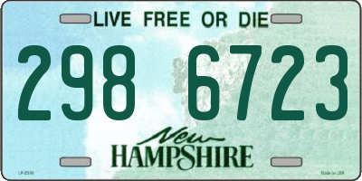 NH license plate 2986723