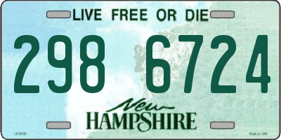 NH license plate 2986724