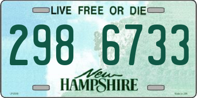 NH license plate 2986733