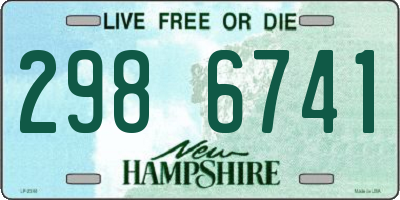 NH license plate 2986741
