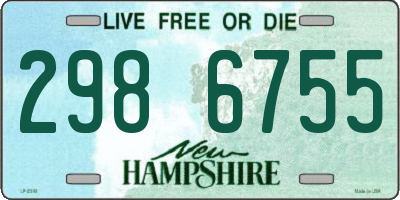 NH license plate 2986755