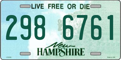 NH license plate 2986761