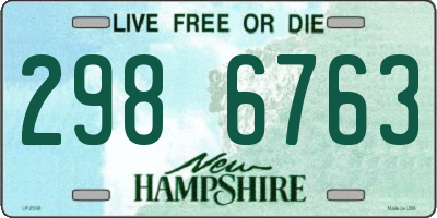 NH license plate 2986763