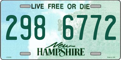 NH license plate 2986772