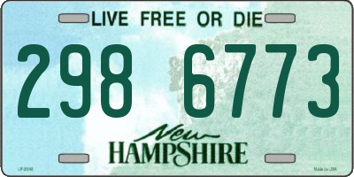 NH license plate 2986773