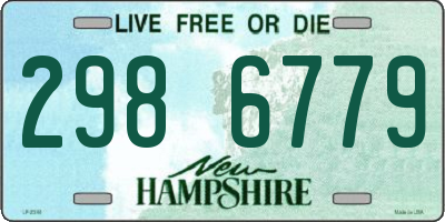 NH license plate 2986779