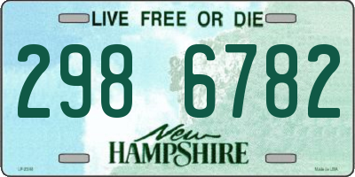 NH license plate 2986782