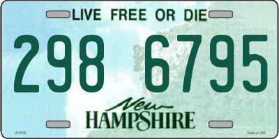 NH license plate 2986795