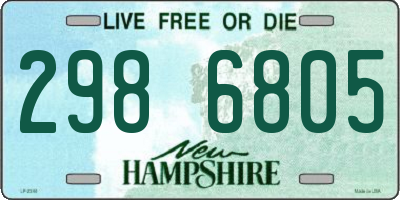 NH license plate 2986805