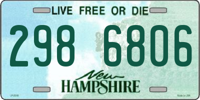 NH license plate 2986806