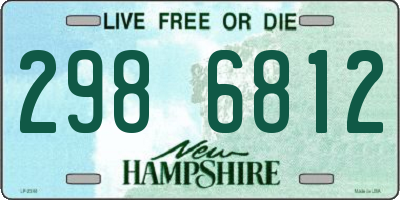 NH license plate 2986812