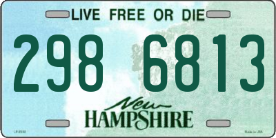 NH license plate 2986813