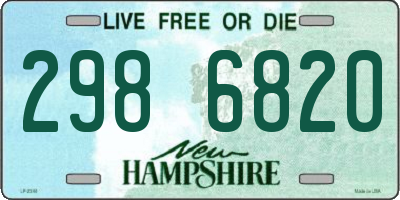 NH license plate 2986820