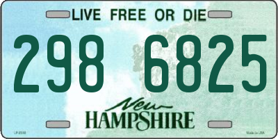 NH license plate 2986825