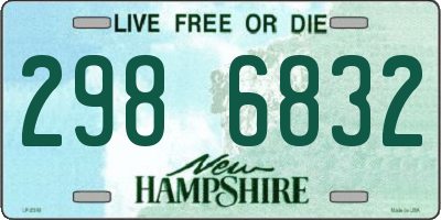 NH license plate 2986832