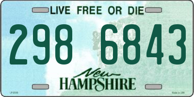NH license plate 2986843