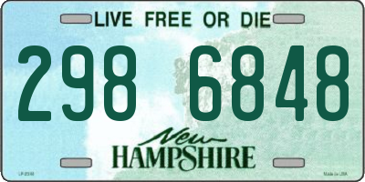 NH license plate 2986848