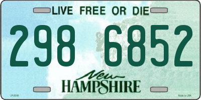 NH license plate 2986852