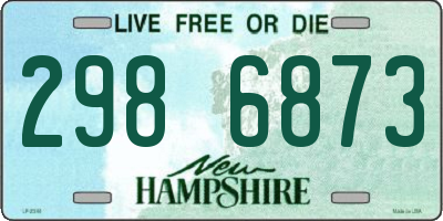 NH license plate 2986873