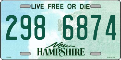 NH license plate 2986874