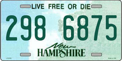 NH license plate 2986875