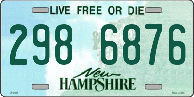 NH license plate 2986876