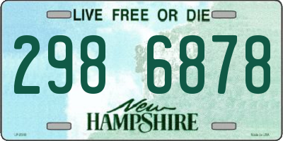 NH license plate 2986878