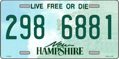 NH license plate 2986881