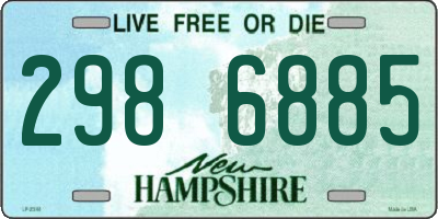 NH license plate 2986885